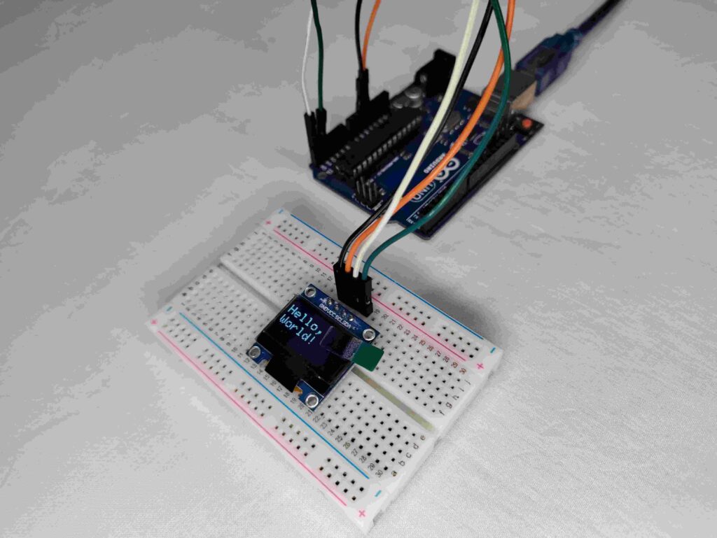 OLED Display with Arduino demonstration