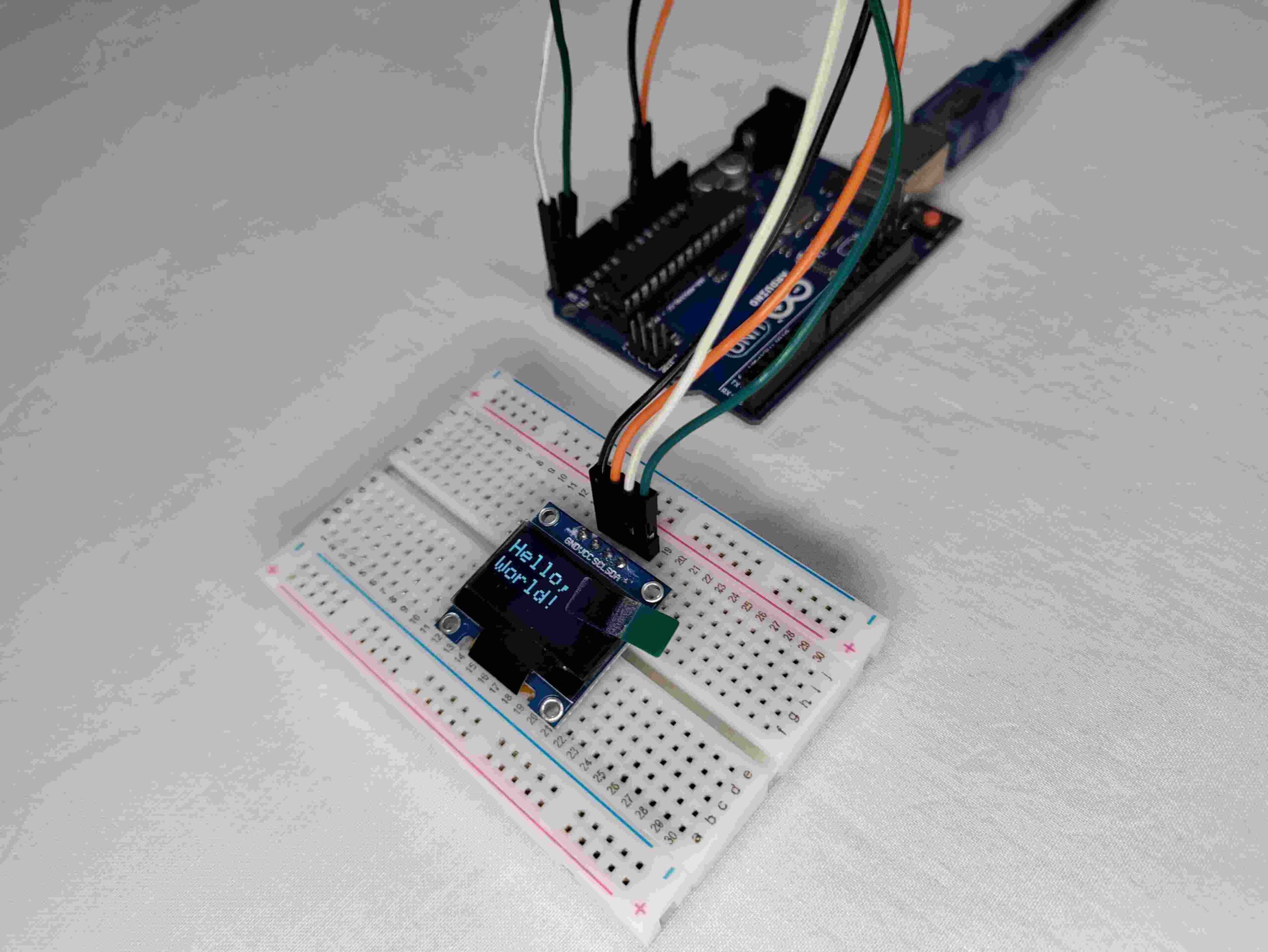 Guide for I2C OLED Display with Arduino