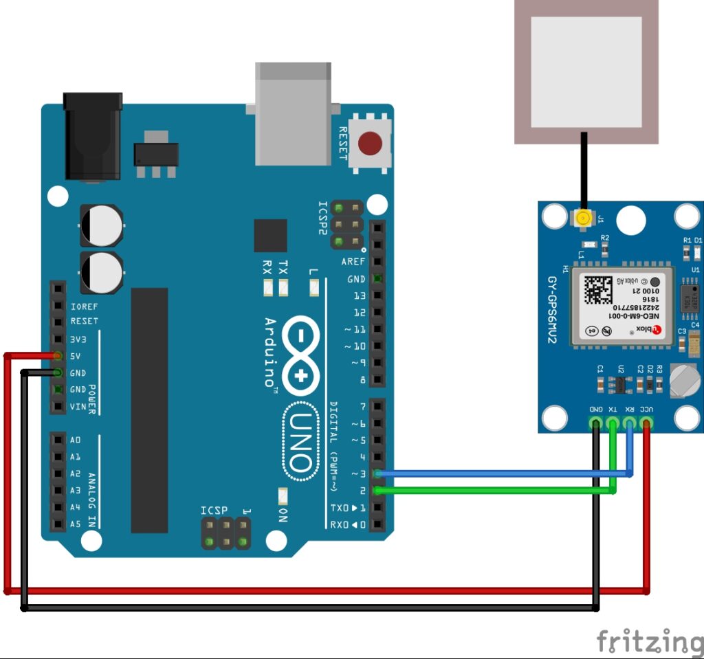 NEO-6M GPS Module with arduino