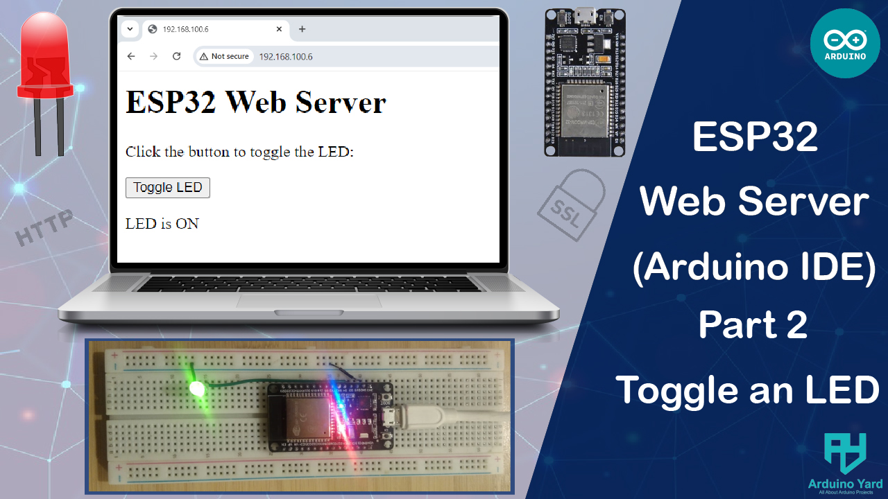 ESP32 Webserver LED Control